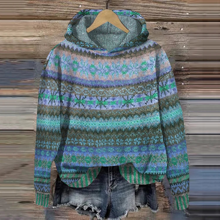 Tovira | Ethnic Retro Hoodie