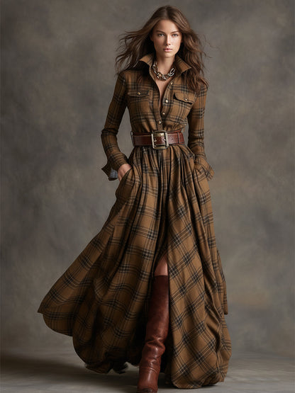 Jacqueline - Classic Button-Up Shirt Dress